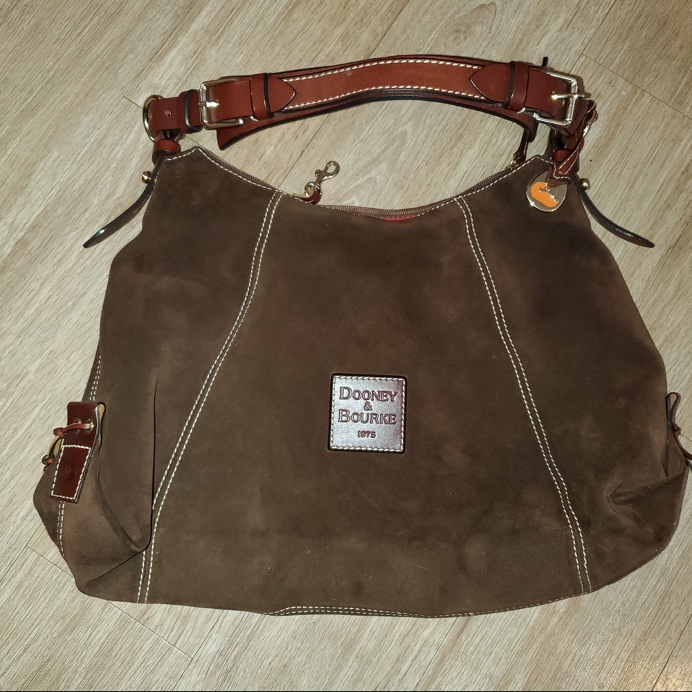 Dooney & Bourke beautiful suede shoulder bag